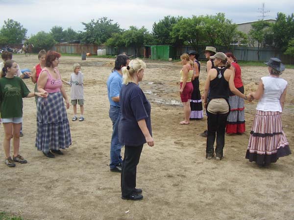 Výuka LineDance a country tanců u koní