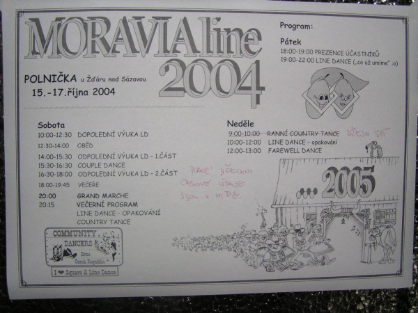 Moravia Line 2004