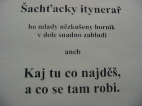 V. Hornický šachťák