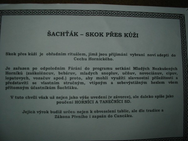 V. Hornický šachťák